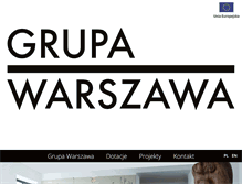 Tablet Screenshot of grupawarszawa.com